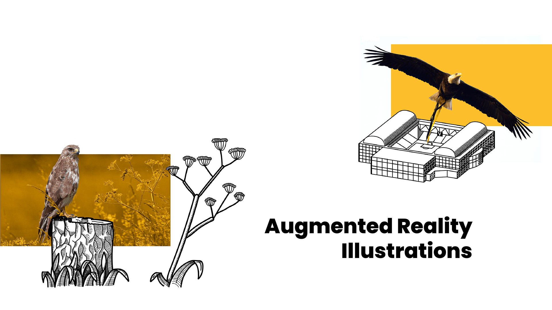 Brochure augmented illustratie