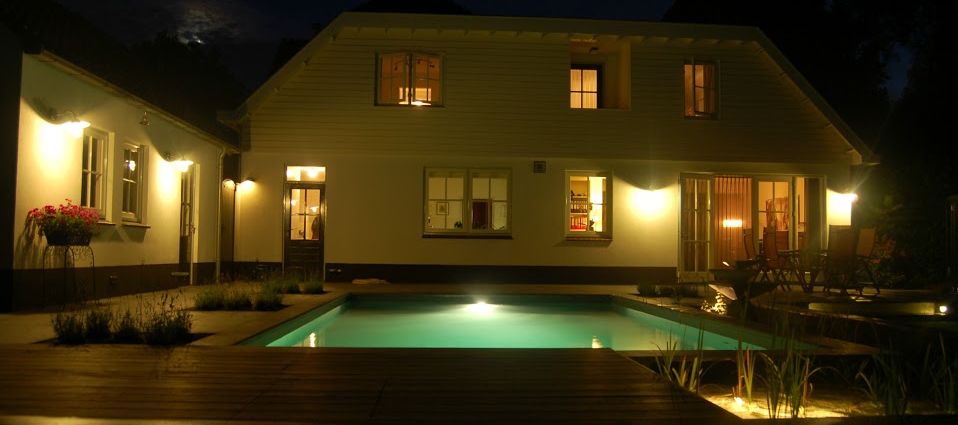 natuurlijk zwembad verlicht Sint Michielsgestel