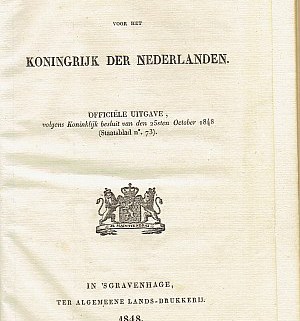 Grondwet - 1848 - cover | Groen Rechts