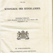 Grondwet - 1848 - cover | Partij Helder