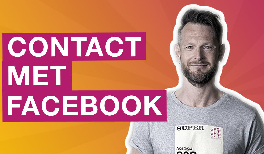 Hoe krijg je contact met Facebook
