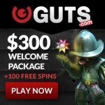Guts wager free spins