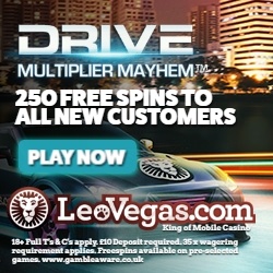 Leo Vegas best pokie free spins bonus 2016