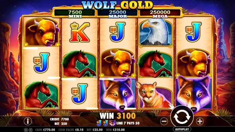 Wolf Gold pragmatic play no deposit