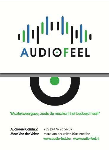 Website Audio-Feel concept vormgeving Tambajong